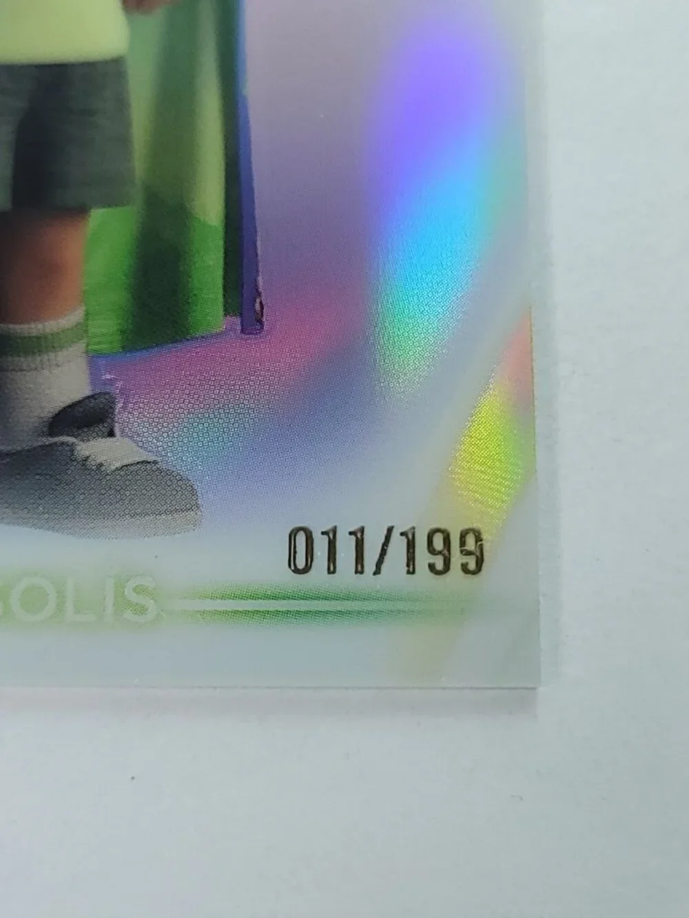Elio Solis Topps 2026 Disney Neon Holo Chrome Refractor Limited 011/199 CNE